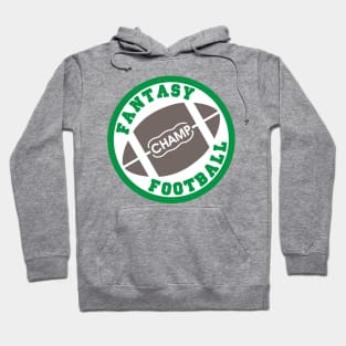 Fantasy Football Champ Circular Logo Hoodie